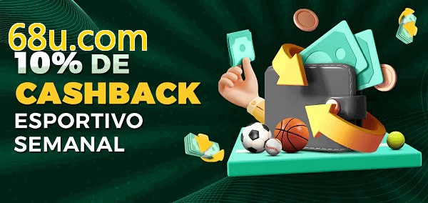 10% de bônus de cashback na 68u.com